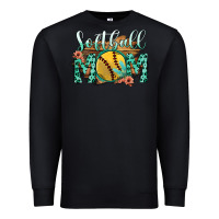 Black Softball Mom Premium Sweatshirt - Bettercallsaul