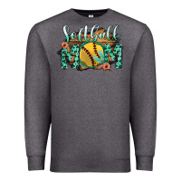 Charcoal Heather Softball Mom Premium Sweatshirt - Bettercallsaul