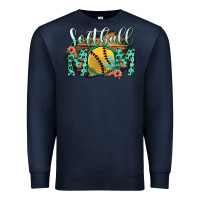 Navy Softball Mom Premium Sweatshirt - Bettercallsaul