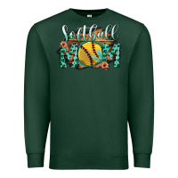 Sports Green Softball Mom Premium Sweatshirt - Bettercallsaul