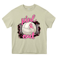 Mossy Pink Out Volleyball Heavy Core Tee - BarkalooDesign