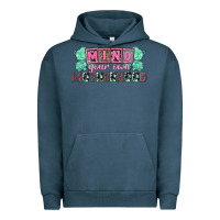 Pigment Midnight Navy Mind your own Motherhood  Mother's Day Urban Hoodie - CowGirlArtShop