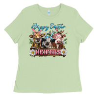 Matcha Happy Easter Heifers Ladies Tee - RanaPortraitStore