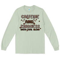 Matcha caffeine & kindness Long Sleeve Tee - MaliasSmallBusiness