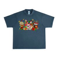 Midnight Navy christmas cow coffee cups Urban Heavy Tee - AdoDesignShop