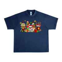 Navy christmas cow coffee cups Urban Heavy Tee - AdoDesignShop