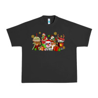 Pigment Black christmas cow coffee cups Urban Heavy Tee - AdoDesignShop