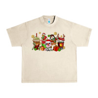 Sandshell christmas cow coffee cups Urban Heavy Tee - AdoDesignShop