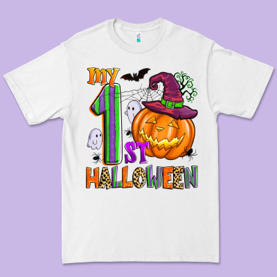 My 1st Halloween Premium Tee Designed By Zillion Design Studio
