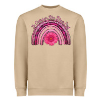 Mushroom in october we wear pink rainbow Heavyweight Sweatshirt - AdoDesignShop