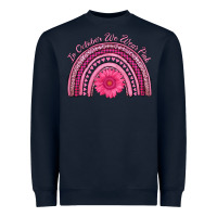 Navy in october we wear pink rainbow Heavyweight Sweatshirt - AdoDesignShop