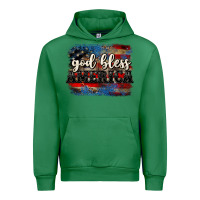 Emerald God bless America  4th of July Urban Hoodie - CowGirlArtShop