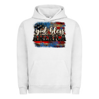 Pigment Lunar Rock God bless America  4th of July Urban Hoodie - CowGirlArtShop