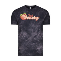Cloud Black just peachy Vintage Tee - JahusDesignShop