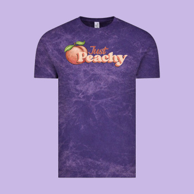 Just Peachy Vintage Tee Designed By Jahusdesignshop