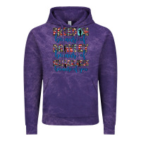 Cloud Purple freedom because of bravery because of selflessness because of you Vintage Hoodie - JahusDesignShop