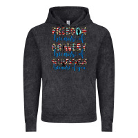 Vintage Black freedom because of bravery because of selflessness because of you Vintage Hoodie - JahusDesignShop