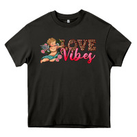 Asphalt love vibes cupid Heavy Core Tee - RanaPortraitStore