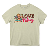Mossy love vibes cupid Heavy Core Tee - RanaPortraitStore