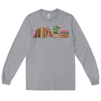 Heather Grey book tropes Long Sleeve Tee - MaliasSmallBusiness