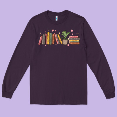 Book Tropes Long Sleeve Tee Designed By Maliassmallbusiness