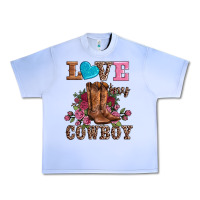 Grape Ice valentines day love my cowboy Urban Heavy Tee - AdoDesignShop