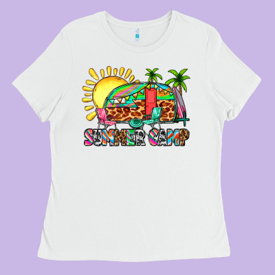Summer Camp Ladies Tee Designed By Zillion Design Studio