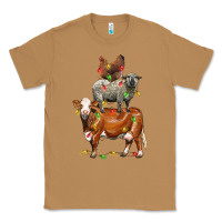 Toasted Coconut Christmas cow sheep and chicken Classic Tee - LillyAllenDesigns