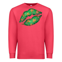 Cardinal St. Patricks Day Green Lips Premium Sweatshirt - Bettercallsaul
