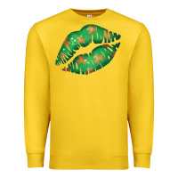 Lemon St. Patricks Day Green Lips Premium Sweatshirt - Bettercallsaul