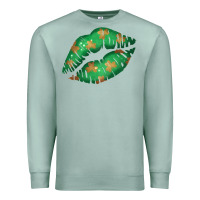 Seafoam St. Patricks Day Green Lips Premium Sweatshirt - Bettercallsaul