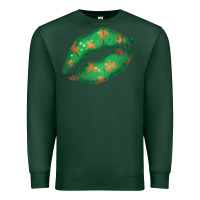 Sports Green St. Patricks Day Green Lips Premium Sweatshirt - Bettercallsaul