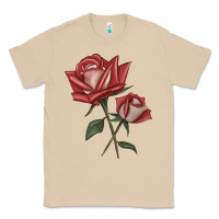 Mushroom love rose grandiflora rose Classic Tee - LillyAllenDesigns
