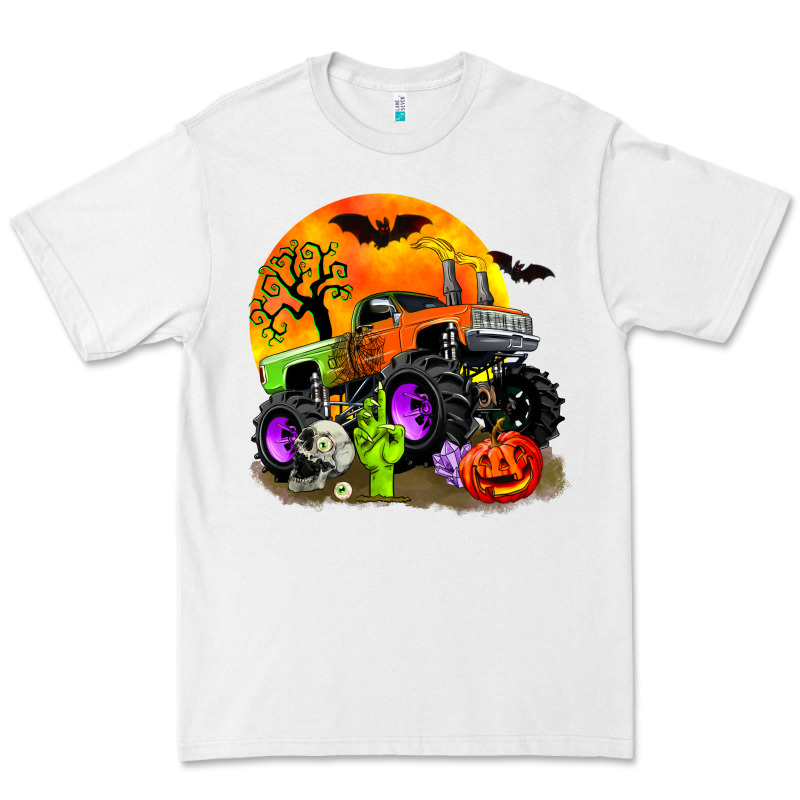 Halloween Monster Truck Premium Tee by Zillion Design Studio | Teevron