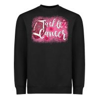 Black tackle cancer football leopard Heavyweight Sweatshirt - AdoDesignShop