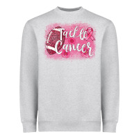 Heather Grey tackle cancer football leopard Heavyweight Sweatshirt - AdoDesignShop