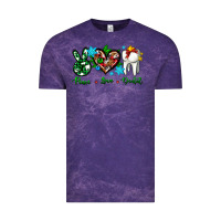 Cloud Purple peace love dental for Christmas Vintage Tee - AdoDesignShop