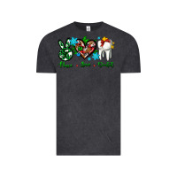 Vintage Black peace love dental for Christmas Vintage Tee - AdoDesignShop