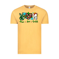 Vintage Mustard peace love dental for Christmas Vintage Tee - AdoDesignShop