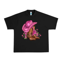 Black valentines day boots cowgirl hat and roses Urban Heavy Tee - AdoDesignShop