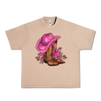 Burro valentines day boots cowgirl hat and roses Urban Heavy Tee - AdoDesignShop