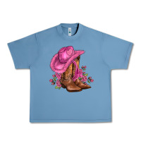 Valentines Day Boots Cowgirl Hat And Roses Urban Heavy Tee | Teevron