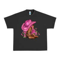 Pigment Black valentines day boots cowgirl hat and roses Urban Heavy Tee - AdoDesignShop