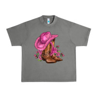 Tornado valentines day boots cowgirl hat and roses Urban Heavy Tee - AdoDesignShop