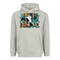 Moon Dust holstein cow leopard and western background Heavyweight Hoodie - BarkalooDesign