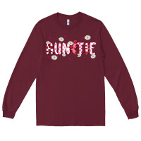 Burgundy auntie Long Sleeve Tee - MaliasSmallBusiness