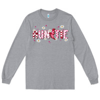 Heather Grey auntie Long Sleeve Tee - MaliasSmallBusiness