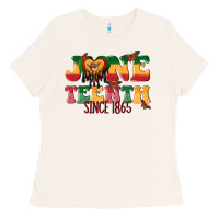 Bone juneteenth since 1865 with heart Ladies Tee - texasbilliewilder