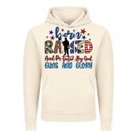 Vintage Artic born raised and protected by god guns and glory Vintage Hoodie - JahusDesignShop