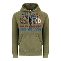 Vintage Olive born raised and protected by god guns and glory Vintage Hoodie - JahusDesignShop